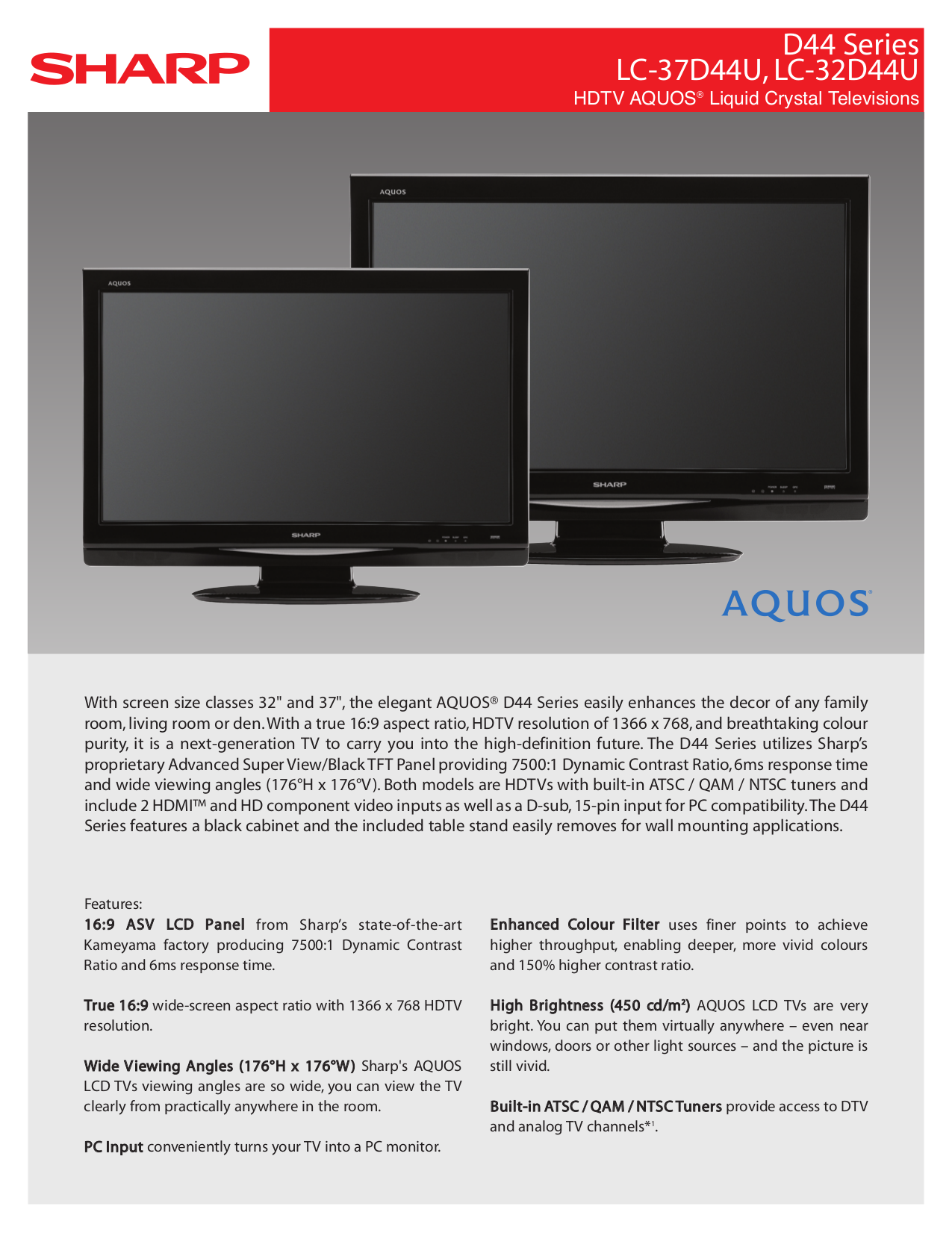 sharp aquos 3d tv manual